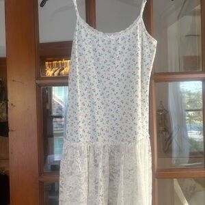 Frankie's Bikinis Floral Lace Dress